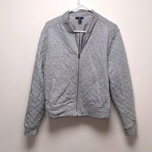 Gap quilted zip up XL